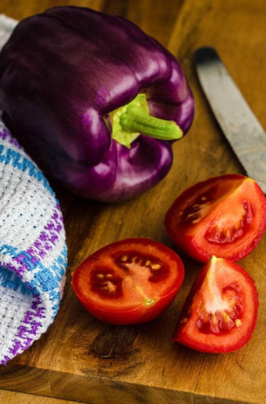 Purple Beauty Heirloom Sweet Bell Pepper Seeds