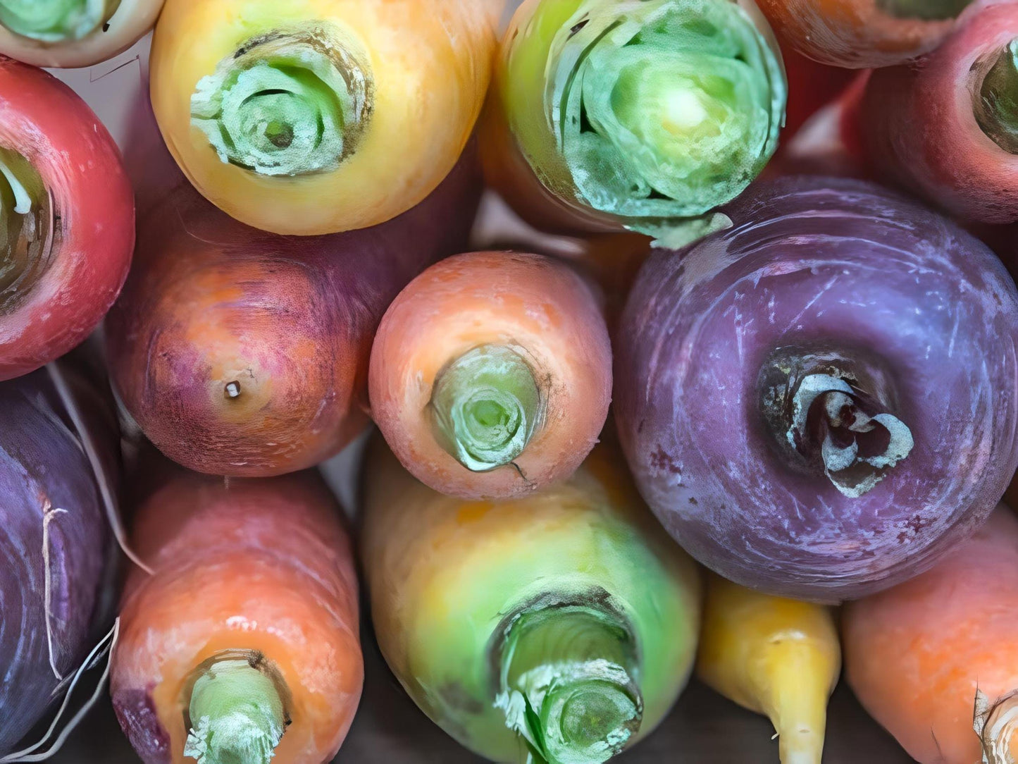 Rainbow Blend Heirloom Carrot Seeds